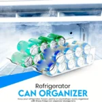 Refrigerator Organizer Bins Soda Cans Dispenser Bins Can Dispensers  Auto Rolling Dispenser Fridge Organizer Pantry Organizer - Image 3