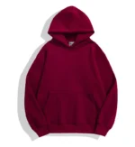 500GSM Heavy Weight Fashion Men's Hoodies New Autumn Winter Casual Thick Cotton Men's Top Solid Color Hoodies Sweatshirt Male - Image 8