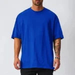 26Cotton Mens Blank T-Shirt White Oversized Retro Solid Color T-Shirt Large Size Mens Womens Fashion Short Sleeve Mens T-Shirt - Image 3