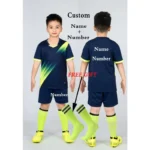 Kids Football Jersey Personalized Custom Boy Soccer Jersey Set Polyester Soccer Uniform Breathable Football Uniform For Children - Image 20