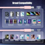 60W PD Fast Charging Cable USB C to Type C For Iphone 15 Huawei Xiaomi Samsung Type C Weaving Cable Accessories Data line - Image 5