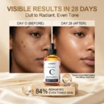 30ml / 60ml Vitamin C Facial Essence - Anti-Aging, Reduces Dark Spots, Brightens Skin Tone, Lifts and Tightens, Eliminates Fine - Image 5