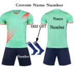 Kids Football Jersey Personalized Custom Boy Soccer Jersey Set Polyester Soccer Uniform Breathable Football Uniform For Children - Image 13