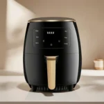 1.19-Gallon Air Fryer: Features a smart touch screen with color icons, multiple preset recipes, and manual adjustment functions for quick and effortless cooking. Dishwasher-safe; ideal for home use, gatherings, and as a versatile kitchen appliance—serving - Image 2