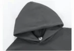 500GSM Heavy Weight Fashion Men's Hoodies New Autumn Winter Casual Thick Cotton Men's Top Solid Color Hoodies Sweatshirt Male - Image 3