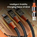 240W 4 in 1 USB Type C Cable for iPhone 14 Pro Max 3 in 1 USB Charging Cable 2 in 1 Micro Cable for Samsung Xiaomi Huawei & More - Image 2