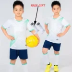 Kids Football Jersey Personalized Custom Boy Soccer Jersey Set Polyester Soccer Uniform Breathable Football Uniform For Children - Image 6