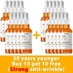 Vitamin C Wrinkle Remover Face Serum Lifting Firming Fade Fine Lines Anti-aging Essence Whitening Brighten Nourish Skin Care - Image 7