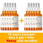 Vitamin C Wrinkle Remover Face Serum Lifting Firming Fade Fine Lines Anti-aging Essence Whitening Brighten Nourish Skin Care - Image 8