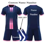 Kids Football Jersey Personalized Custom Boy Soccer Jersey Set Polyester Soccer Uniform Breathable Football Uniform For Children - Image 17