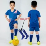 Kids Football Jersey Personalized Custom Boy Soccer Jersey Set Polyester Soccer Uniform Breathable Football Uniform For Children - Image 3