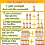 Vitamin C Wrinkle Remover Face Serum Lifting Firming Fade Fine Lines Anti-aging Essence Whitening Brighten Nourish Skin Care - Image 2