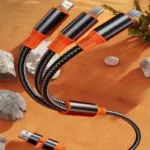 240W 4 in 1 USB Type C Cable for iPhone 14 Pro Max 3 in 1 USB Charging Cable 2 in 1 Micro Cable for Samsung Xiaomi Huawei & More - Image 4
