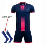Kids Football Jersey Personalized Custom Boy Soccer Jersey Set Polyester Soccer Uniform Breathable Football Uniform For Children - Image 7
