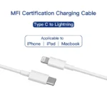 For iPhone 14 13 Lightning Cable PD 30W Fast Charging Cord MFi Certified USB C to Lightning For Apple 12 11 Pro Max Charger Cord