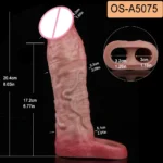 SXXY Vibrate Penis Sleeve Extensions Condom Silicone Male Dick Extender Sheath With 10 Modes Vibration For Couples Pleasure