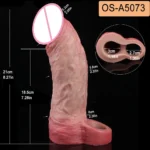 SXXY Vibrate Penis Sleeve Extensions Condom Silicone Male Dick Extender Sheath With 10 Modes Vibration For Couples Pleasure