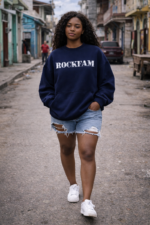 ROCKFAM Women’s Oversized Crewneck Sweatshirt
