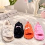 Women’s Barbie Fuzzy Slippers