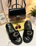 Women’s Monogram Platform Slide Sandals - Image 4