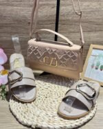 Women’s Casual Sandals & Handbag Set - Image 7