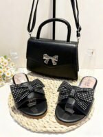 Women’s Casual Sandals & Handbag Set - Image 5