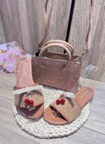 Women’s Casual Sandals & Handbag Set - Image 11