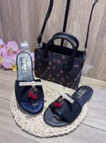 Women’s Casual Sandals & Handbag Set - Image 14