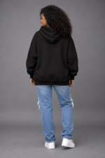 ROCKFAM Men’s Oversized Graphic Hoodie – Black - Image 6