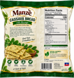 Manzè Cassava Bread with Moringa – Traditional Haitian Style, 12 oz (340 g)