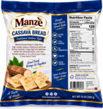 Manzè Traditional Haitian Cassava Bread – Crispy & Light, 12 oz (340 g)