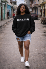 ROCKFAM Women’s Oversized Crewneck Sweatshirt - Image 5