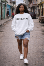 ROCKFAM Women’s Oversized Crewneck Sweatshirt - Image 7