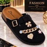 Women’s Embellished Buckle Comfort Sandals
