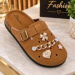 Women’s Embellished Buckle Comfort Sandals