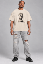 Men’s Oversized Chess Graphic T-Shirt – Next Move