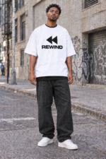 REWIND Unisex Oversized Graphic T-Shirt - Image 12