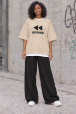 REWIND Unisex Oversized Graphic T-Shirt - Image 4