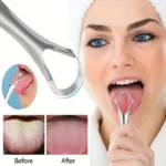 Stainless Steel Tongue Scraper Set with Portable Case Odorless, Oral Care Tool for Fresh Breath Tongue Cleaning Plate - Image 6