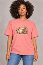 Women’s Oversized T-Shirt – Slow Mornings - Image 4