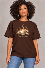 Women’s Oversized T-Shirt – Slow Mornings - Image 5