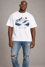 Men’s Oversized Graphic T-Shirt – Offline - Image 5