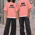 REWIND Unisex Oversized Graphic T-Shirt