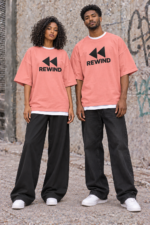 REWIND Unisex Oversized Graphic T-Shirt