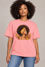 Women’s Oversized T-Shirt – Afro Queen - Image 4