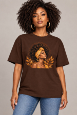 Women’s Oversized T-Shirt – Afro Queen - Image 5